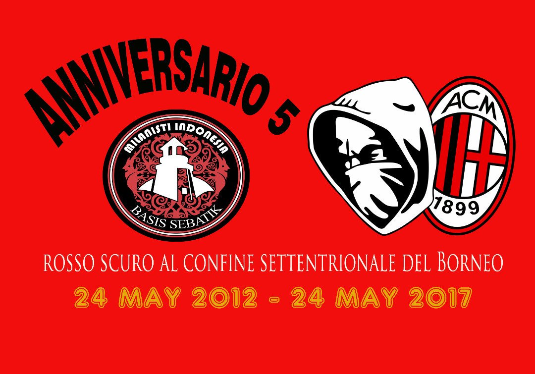 MIBasis_Sebatik's tweet photo. hari ini tepat 5 thn usia milanisti sebatik,moga  makin solid #forzamilan @MisezTarakan @MilanistiOrId @toelmaldini @PayDiavolo @yuanwidi https://t.co/c9nC1K2w6g