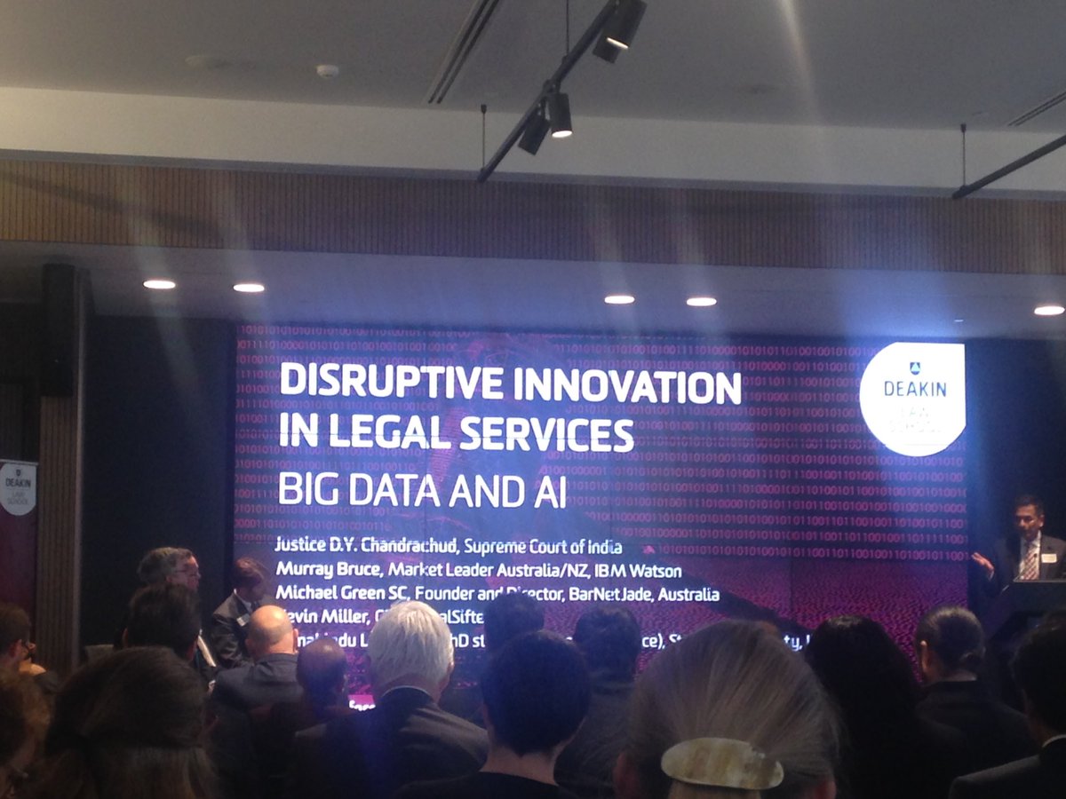 missdiorsheree's tweet photo. Panel @IBMWatson @barnetjade @LegalSifter addressing future of #bigdata #AI #tech @deakinuni #legaltech #DLSconference https://t.co/oo1FPbst3B