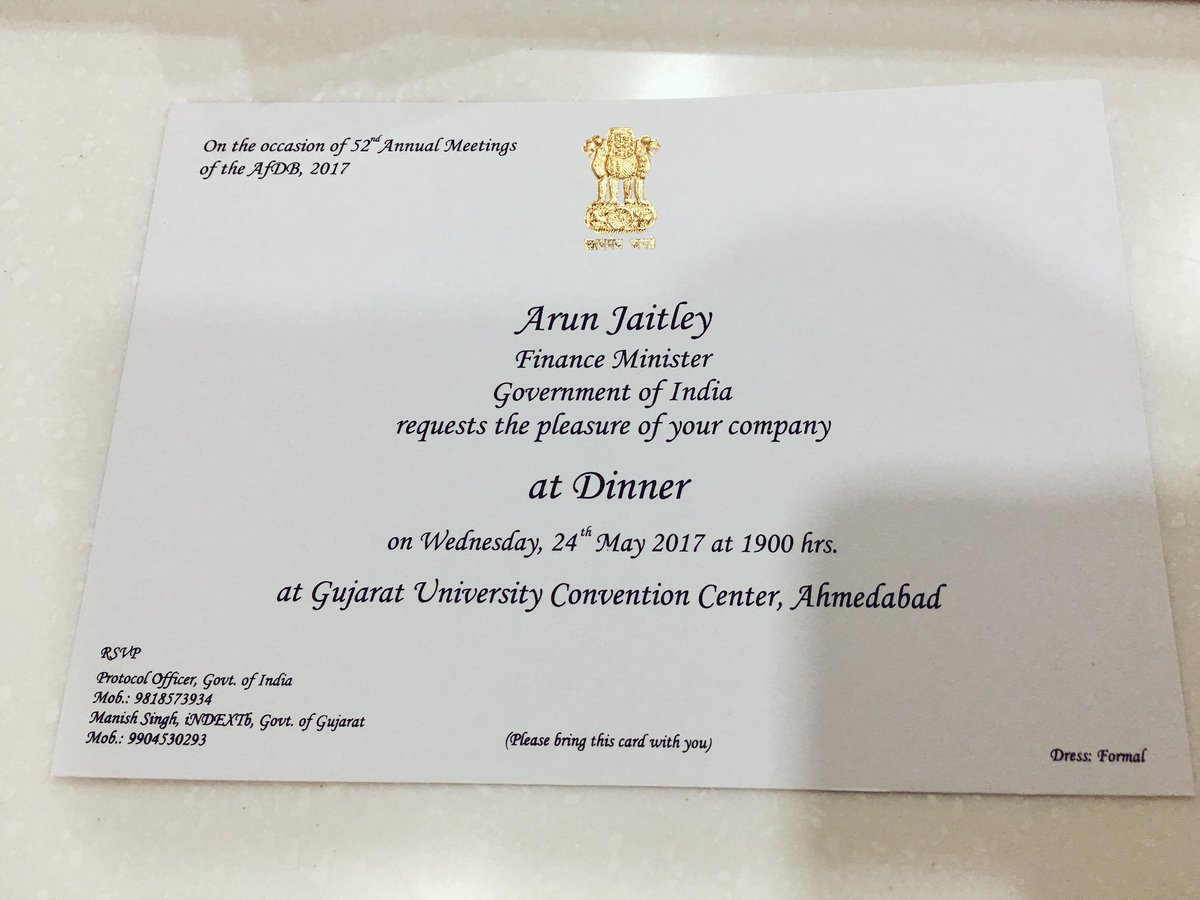 iAnkeetPatel's tweet image. Thank You @arunjaitley for the invite to #DinnerReception