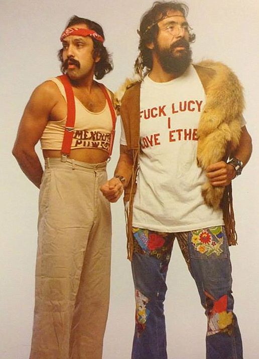 Happy Birthday to Tommy Chong(right) who turns 79 today! 