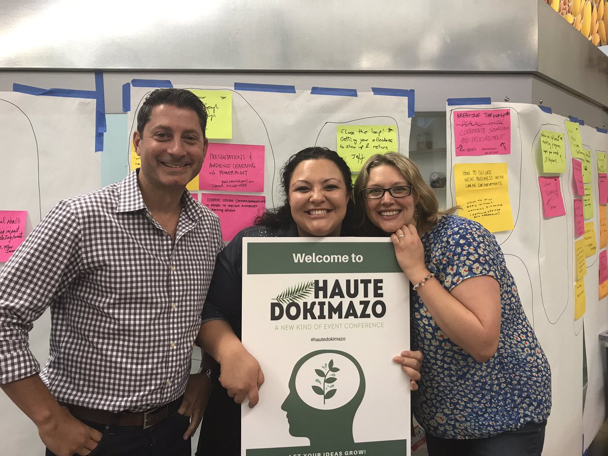 We thank our sponsors and attendees beyond words!!! What a great day with all of you!! #HauteDokimazo #EventProfs