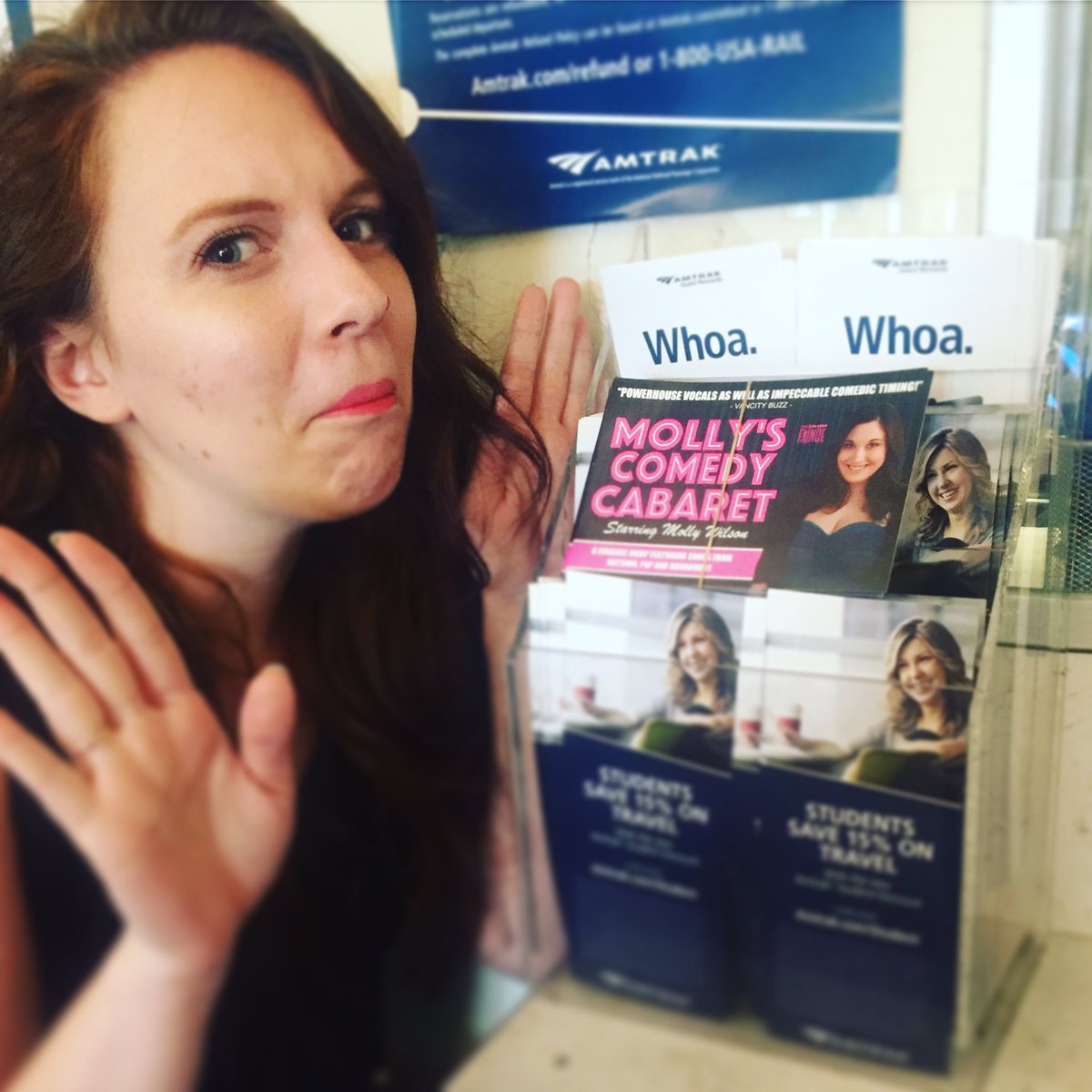 missmollyamanda's tweet photo. Whoa. Whoa. Three more shows. ✨Thurs 8:30, Sat 2:15, Sun 8:45! #mollyscomedycabaret #andAmytheSM #ofringe26 #orlando #fringe https://t.co/3GCyhDJylZ