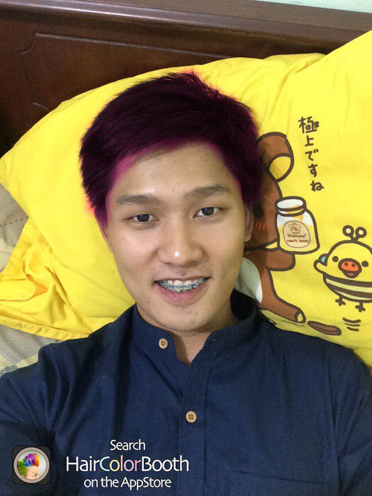 earnnymemo's tweet photo. Check out my awesome hair #HairColorBooth for iPhone https://t.co/aHCNgQqEI0