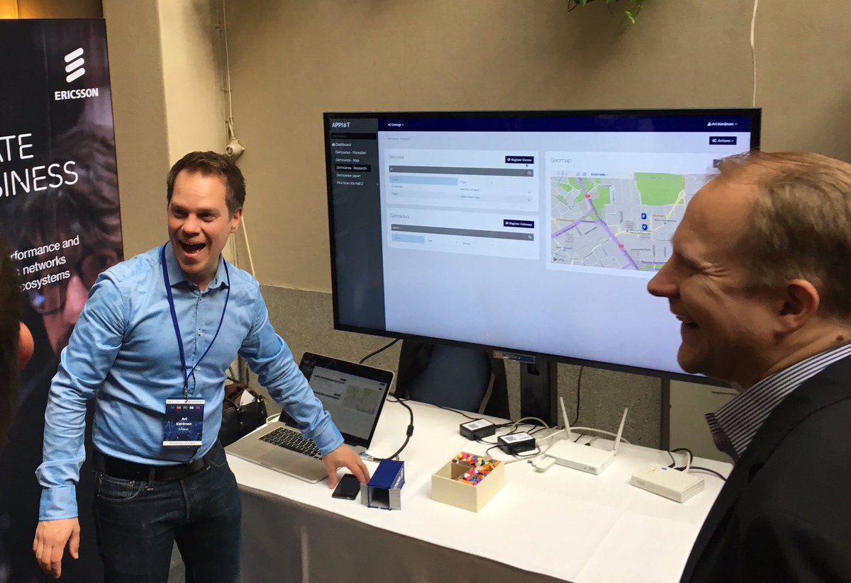 ericsson_fi's tweet photo. #5G2017 tauolla kannattaa käydä kurkkaamassa Ericssonin IoT lifecycle managementia. https://t.co/6ax1WGxt5Y
