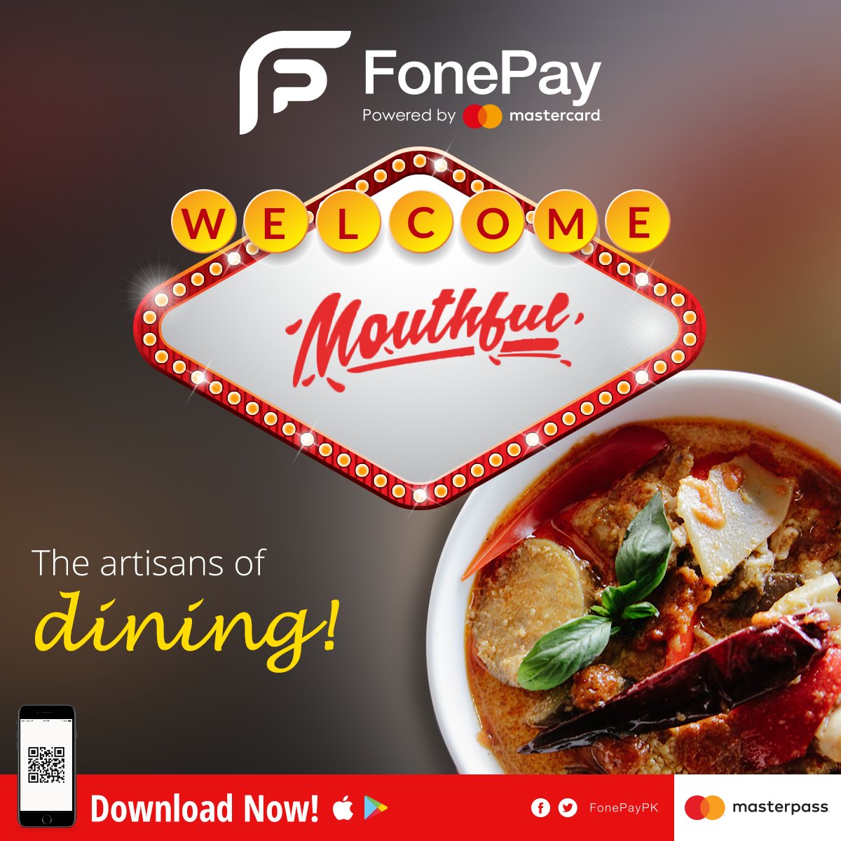 FonepayPk's tweet photo. What you want is what you get here!
#iamfonepay #inov8 #MobilePayments #Pakistan #DigitalPayments #Masterpass #Mastercard #Mouthful https://t.co/aLwDCPKBYc