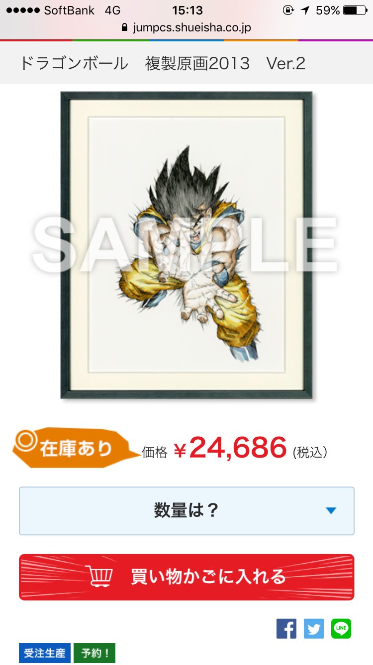 DRAGON BALL 複製原画 2013 ver.5 新品 2013 ドラゴンボール 鳥山明