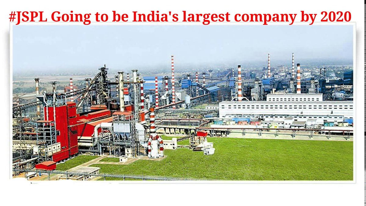Chandrahas11146's tweet image. #JSPL Going to be India&apos;s largest company by 2020 #JSPLQ4