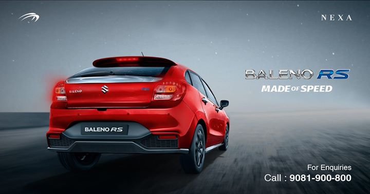 DDNexa's tweet photo. #BalenoRS #Nexa #MadeOfSpeed #Baleno.
Get set to drive the car that's meant to rule the roads!
Call on 9081 900 800 to book a test-drive. https://t.co/whBG9mORYS