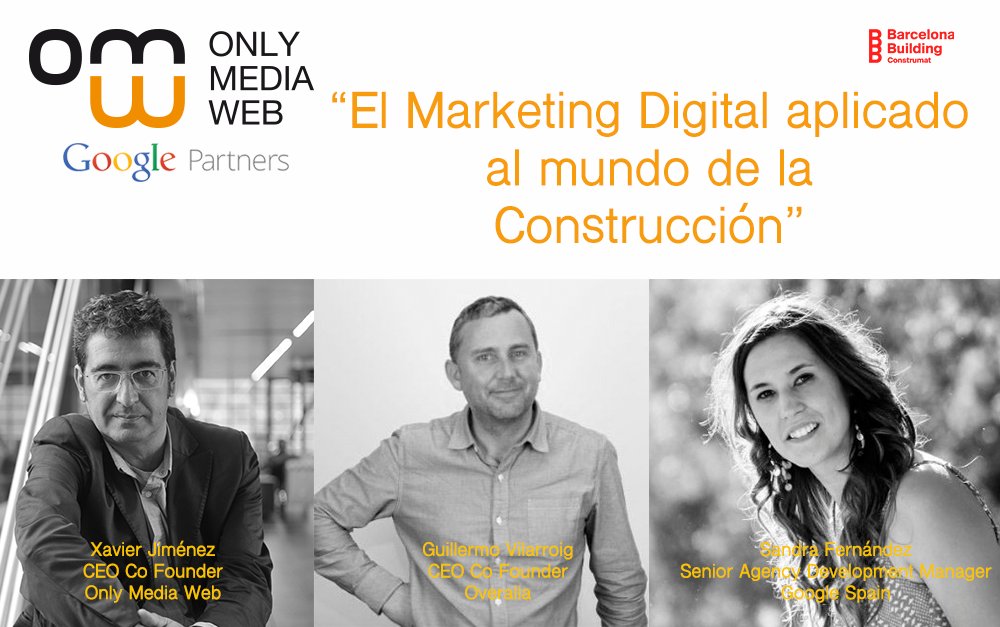 OnlyMediaWeb's tweet image. #FelizMiercoles Hoy tenéis una cita con nosotros #OnlyMediaWeb  a las 12:00h en @ConstrumatBCN. Nos vemos ahí 😊 #BarcelonaBuildingC
