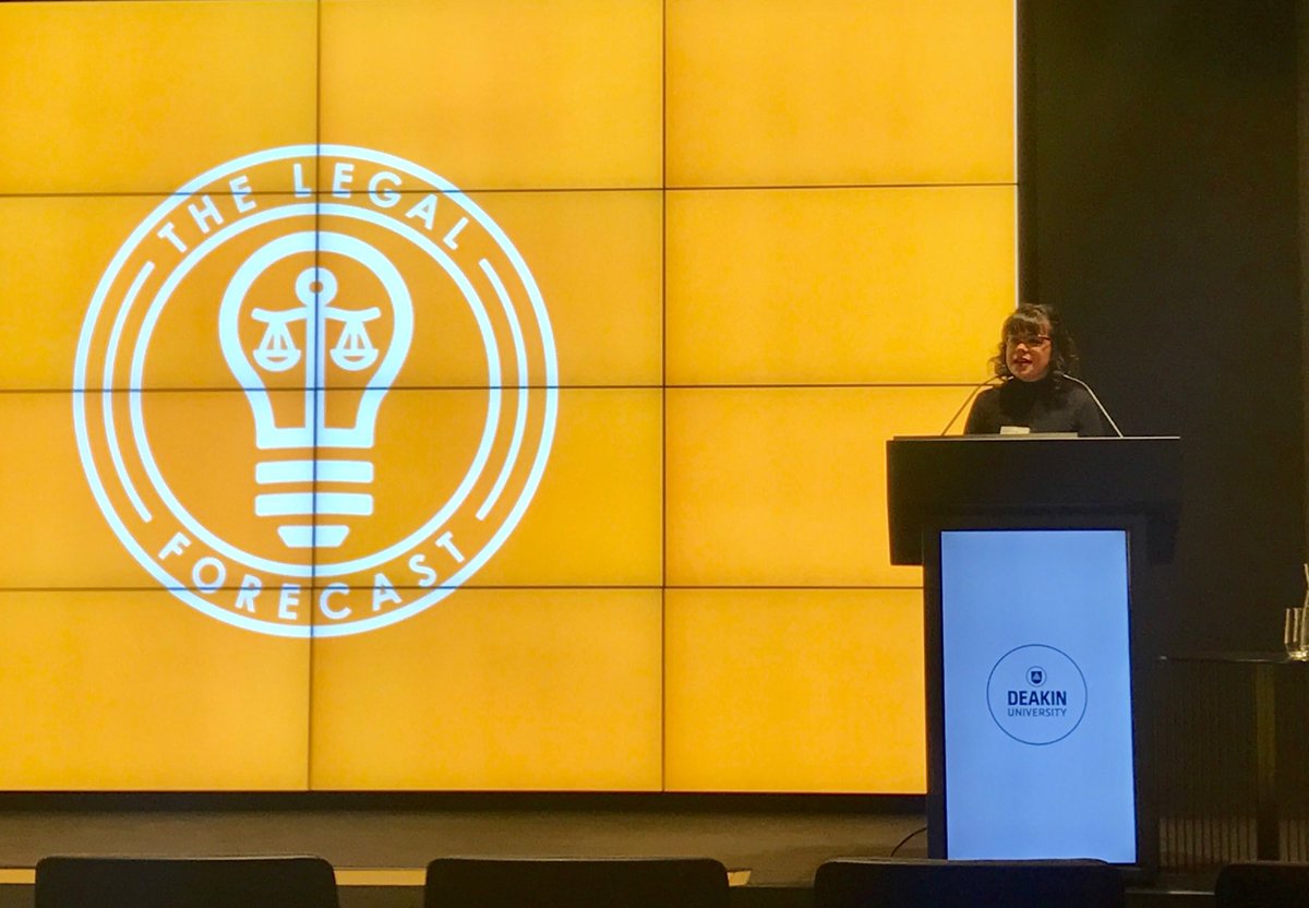 LawAdvisorAUS's tweet photo. Nothing better than seeing our mentee @Legal_Forecast shine in Melbourne @collawaust @DeakinLaw #DLSConference https://t.co/Wwh6Yv0wyb