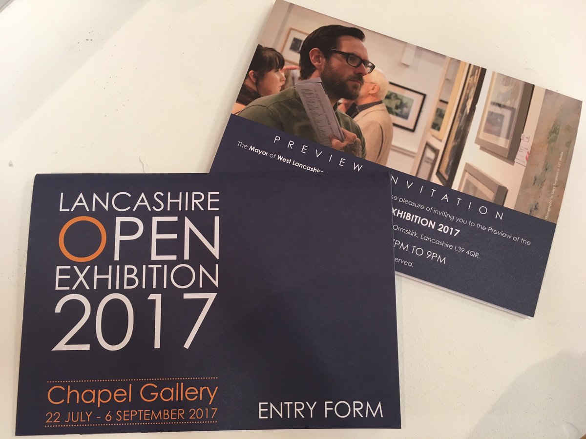 Lancashire OPEN Exhibition 2017. Over £1800 prizes. Request entry form: chapel.gallery@westlancs.gov.uk #artcompetition #artopps