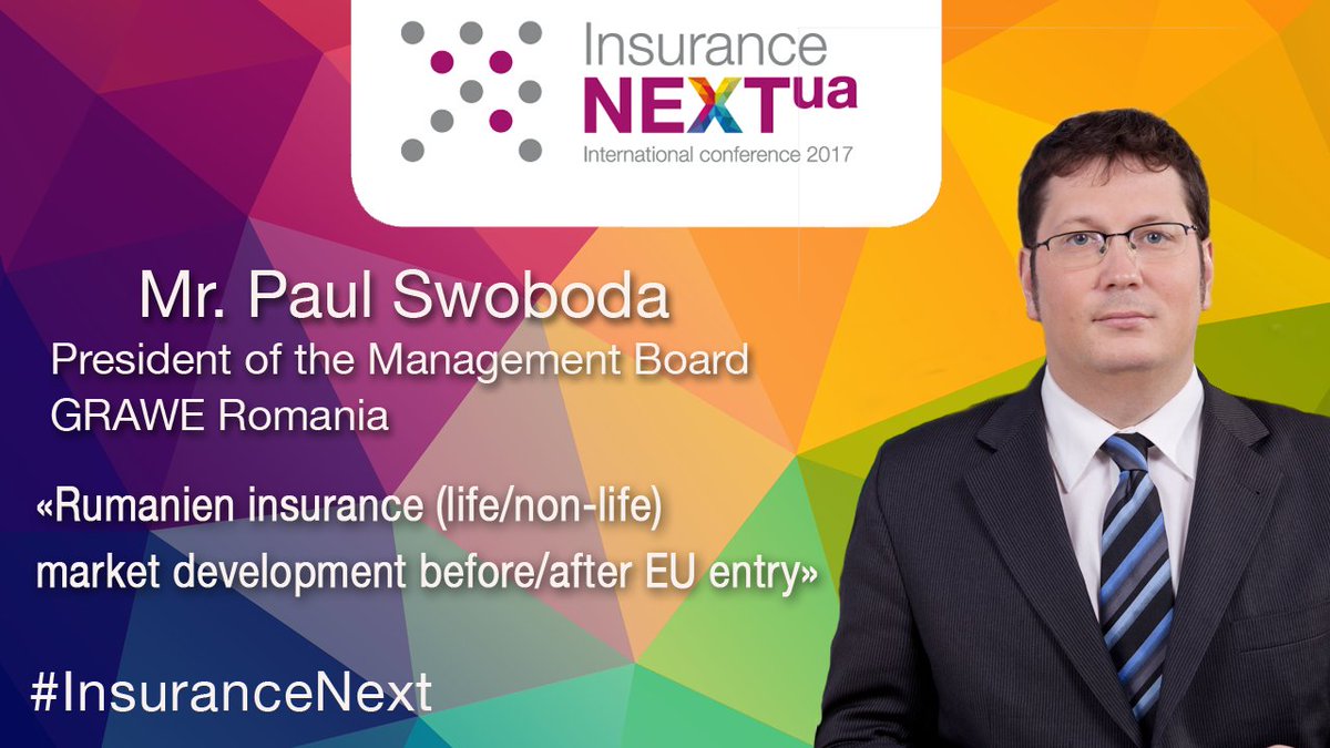 Keynote speaker <a href="/InsuranceNEXTua/">InsuranceNEXT`UA</a> First #Ukrainian international #InsurTech &amp; #FinTech conference.
goo.gl/NovB86 
#Romania #Market