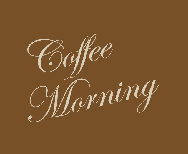 On Wednesday mornings our babies' parents/carers are invited to a coffee morning on the Neonatal Unit. It's nice to chat to each other.