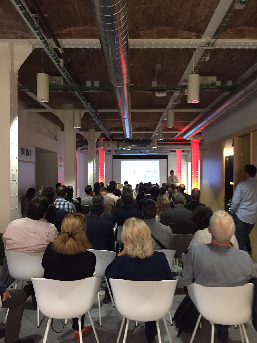 GrupSet's tweet photo. Gracias @MWCapital #mVentures @aleixvalls Un éxito la jornada #FGSetCiber en el #Pier01 de @bcntechcity https://t.co/5QbvjDxRtD