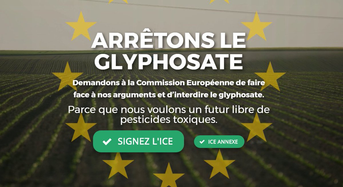 ccfd_tsolidaire's tweet photo. #StopGlyphosate ⛔️ 

N'attendons plus et demandons l'interdiction du glyphosate !

Signez ici : https://t.co/r3V5HCbvil  #Monsanto #RoundUp https://t.co/olItKQ81xo