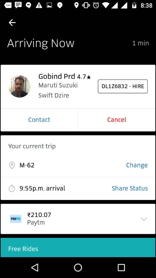 devyani_rohilla's tweet photo. I contacted the customer care service and all I got was automated replies.Attached are the screenshots @Uber_India .Coming more screenshots https://t.co/HKfgkhoN7t