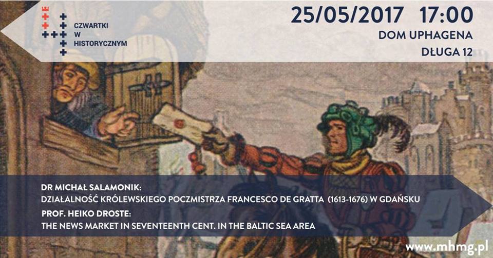 W najbliższy czwartek: wymiana informacji w XVII-wiecznym <a href="/gdansk/">Miasto Gdańsk</a> 
bit.ly/2rQmab1 <a href="/PocztaPolska/">PocztaPolska</a> #gdansk
