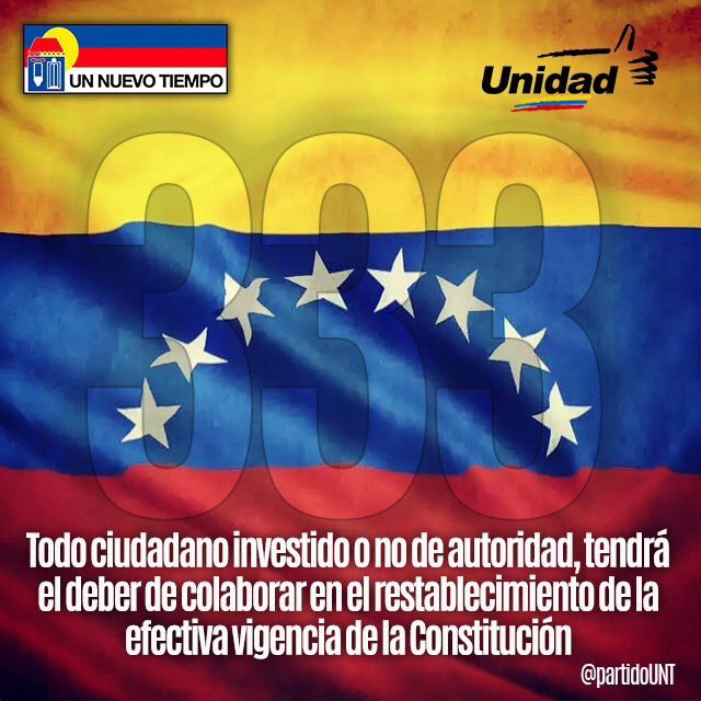 partidoUNT's tweet photo. Todo ciudadano investido o no de autoridad, tendrá el deber de colaborar con el restablecimiento de la efectiva vigencia de la Constitución https://t.co/4zrZdEthnG