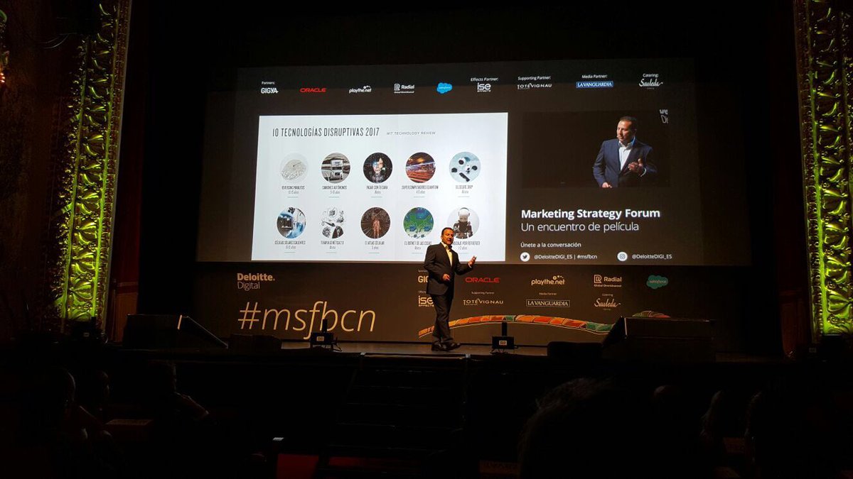 KernelBC's tweet photo. Hoy hemos estado el #msfbcn de @Deloitte. Transformation digital y #customer experience en una puesta  en escena teatral en Tívoli. Gracias https://t.co/2N0Po7adnw