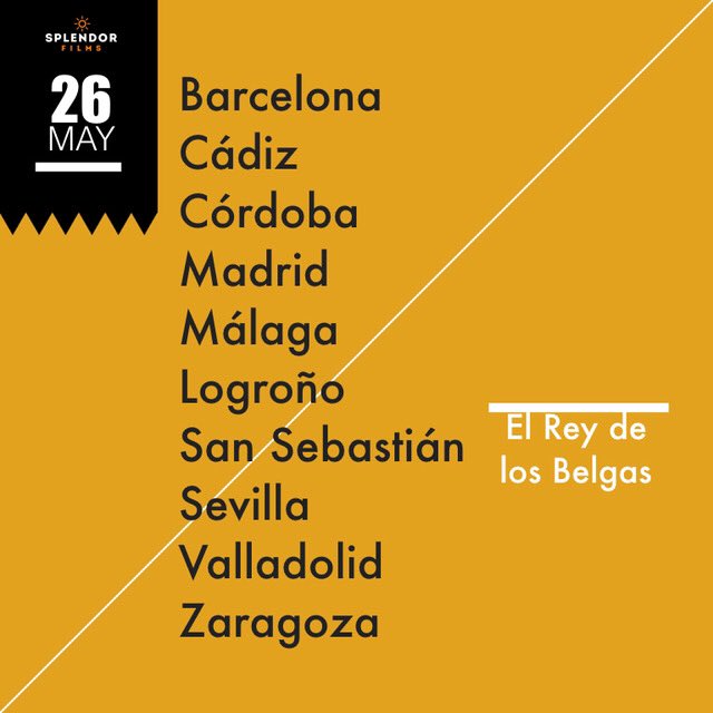 SplendorFilms_'s tweet image. #elreydelosbelgas llega a España! 
No te pierdas el estreno en cines este viernes 🎥