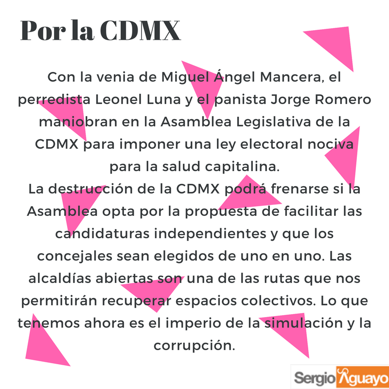 " Por la #CDMX " Mi columna de esta semana en <a href="/reformaopinion/">Reforma Opinión</a> refor.ma/ihcQc