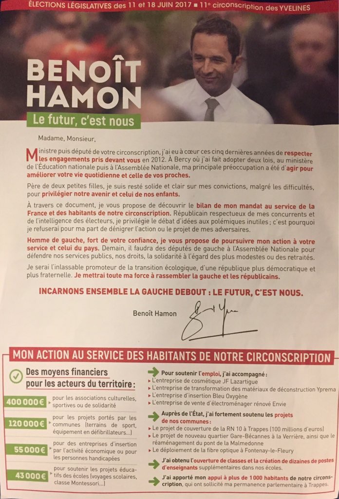 LA GAUCHE DEBOUT, LE FUTUR C'EST NOUS ! #legislatives2017 #Hamon2017