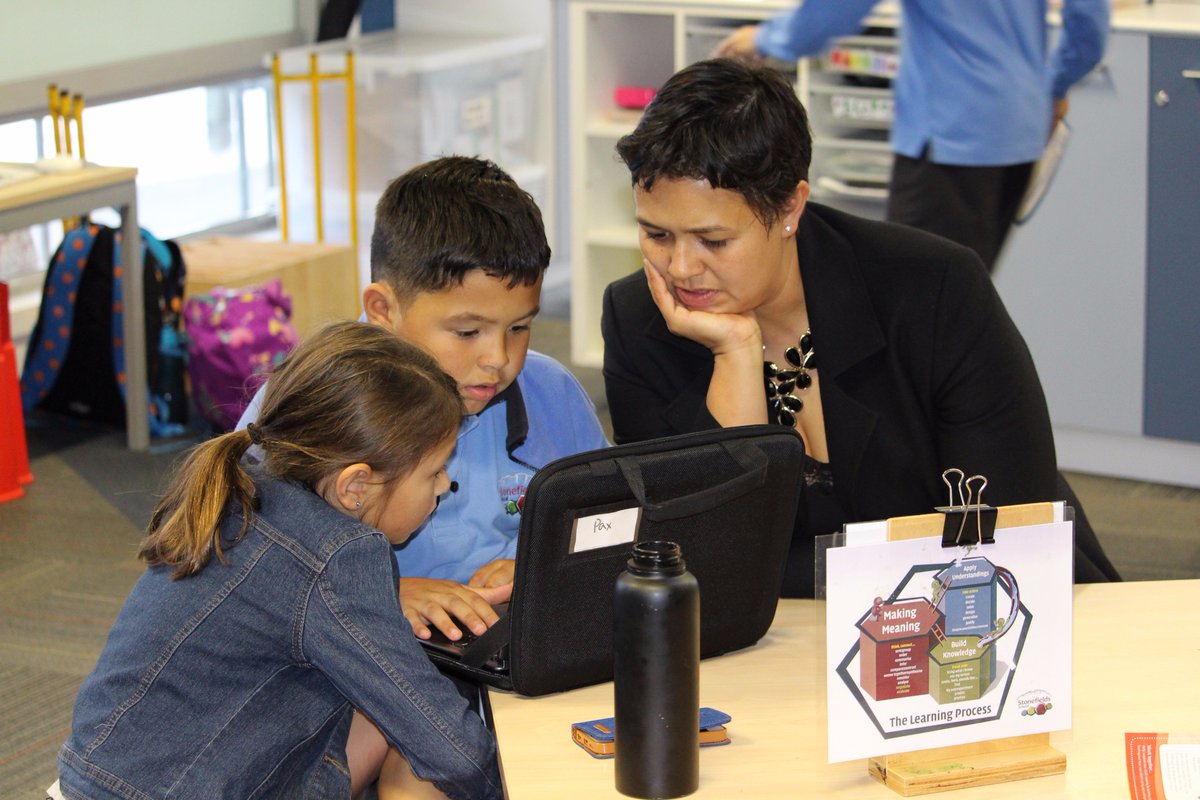 StonefieldsSch's tweet photo. Ka mau te wehi! Awesome to see our learners having the opportunity to lead their learning at the #learnerledconferences https://t.co/M3iG779tSj