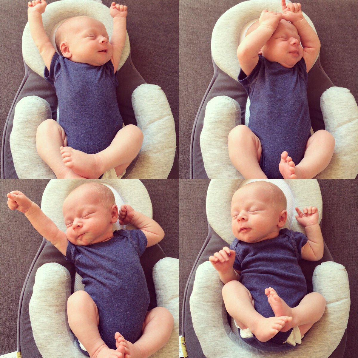 Henry enjoying his new #cosydream by <a href="/BabymoovUK/">BabymoovUK</a> #3weeksold #mbloggers #pbloggers #sleepybaby