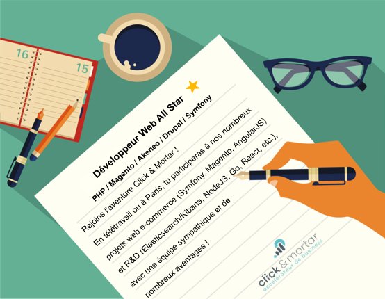 ClickAndMortar_'s tweet photo. [ CDI ] On recrute un Développeur PHP Expérimenté ‼️ #PleaseRT @remixjobs  #CDI #i4emploi https://t.co/U9rFpxXGAw 👩‍💻👨‍💻😎 https://t.co/ogXQEApo1v