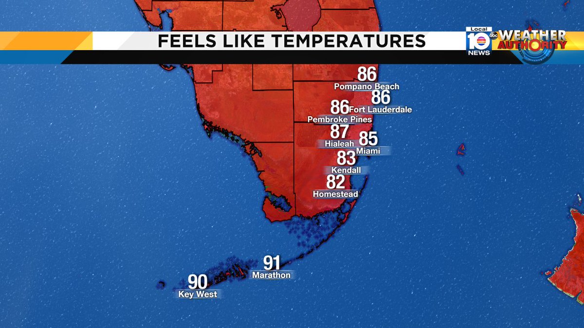 WOW!! Check out these Feels Like Temps. Get ready this heat and humidity will help fuel for PM strong storms https://t.co/TUUoz6NFBb