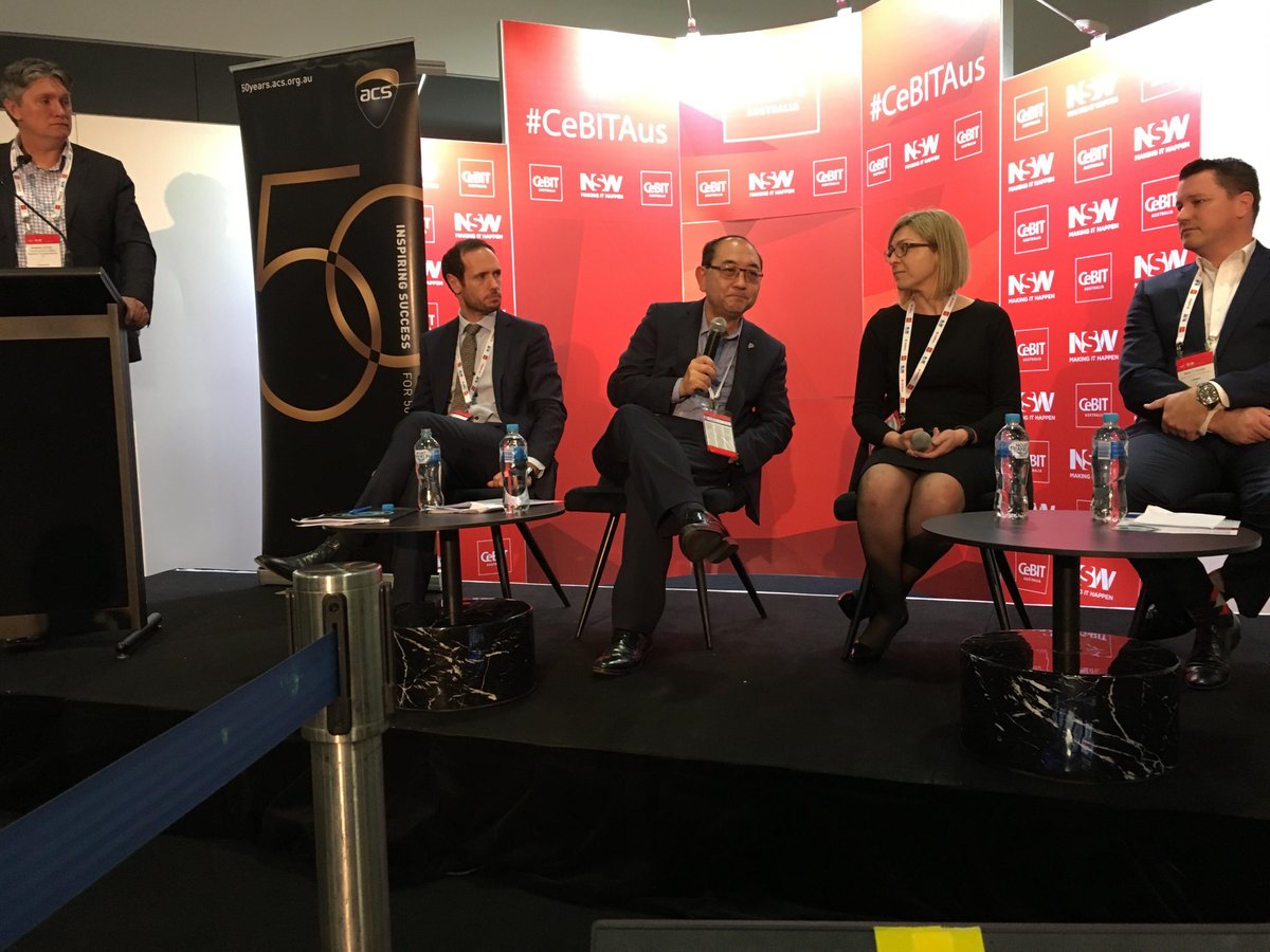 ACSnewsfeed's tweet photo. Expert panel at launch of Australia's #DigitalPulse2017. @D_AccessEcon, Anthony Wong, @Mich11775 @austcyber, Nick O'Donnell @LinkedIn https://t.co/njx1FpWNBQ
