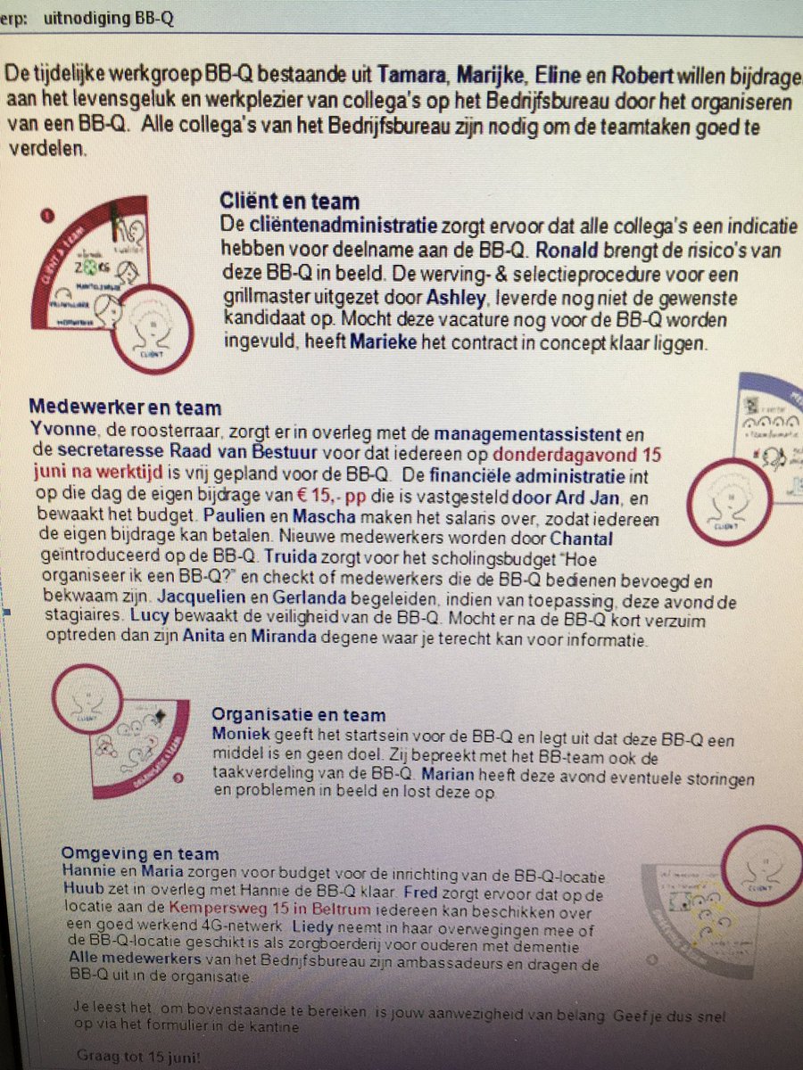 Dank medewerkers van <a href="/CareazZorg/">Careaz</a> voor deze creatieve uitnodiging voor onze jaarlijkse teambijeenkomst!