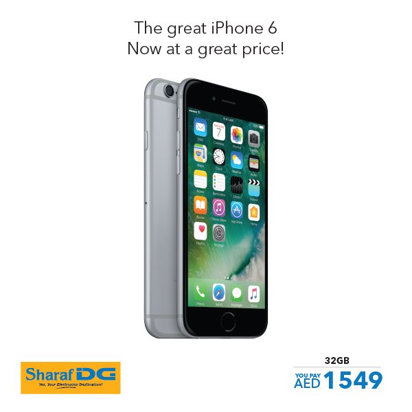 Sharaf dg iphone 6 price