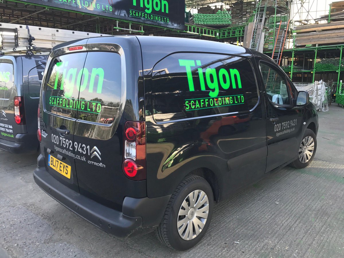 SJSignage's tweet photo. Here's a little job we did for @TigonScaffold this morning.
 #SJSigns - ProfessionalSignwriting https://t.co/PDjgSYA5xA