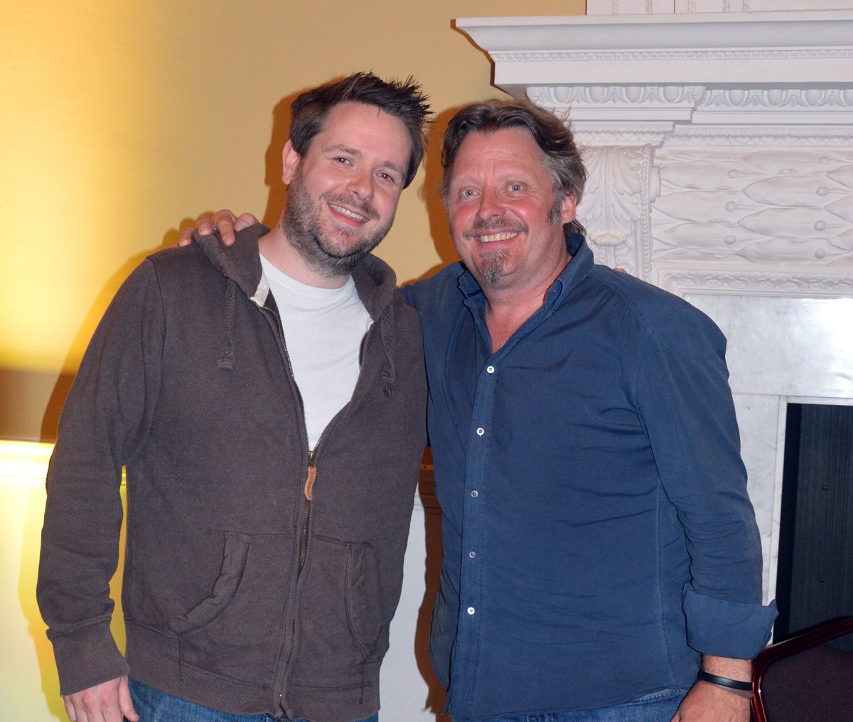 aarondunne's tweet photo. They say never meet your heroes. But there's always an exception! Such a good evening and such a nice guy! @charleyboorman https://t.co/DOFaigEBDb