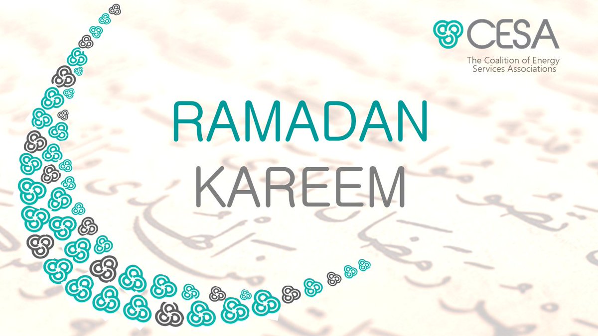 CESAJordan's tweet photo. Best Wishes of Ramadan From The Coalition of Energy Services Associations (CESA)
@EDAMA @JordanGBC @ESCBJordan https://t.co/efLCPD5xE6