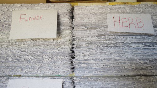 #groeikarton is gemaakt uit 100 % gebruikt papier , handgemaakt uit Zuid Afrika #recycling #cradletocradle ow.ly/f0Vq304h1Xt