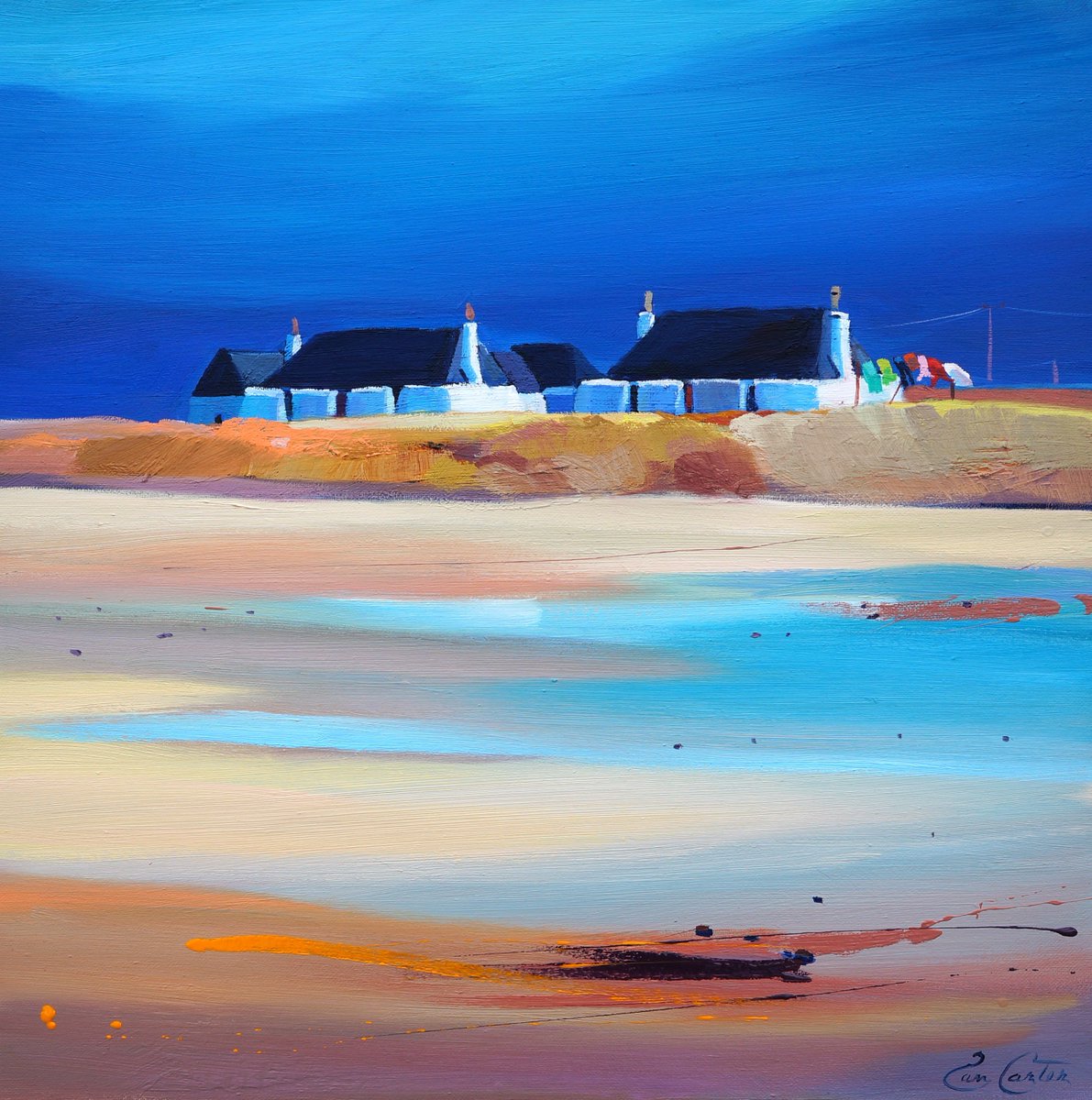 From 27 May until 25 June, ‘Island Hopping’ by artist Pam Carter  brings the colour and light of the Scottish islands to <a href="/StrathearnG/">Strathearn Gallery</a>. #art
