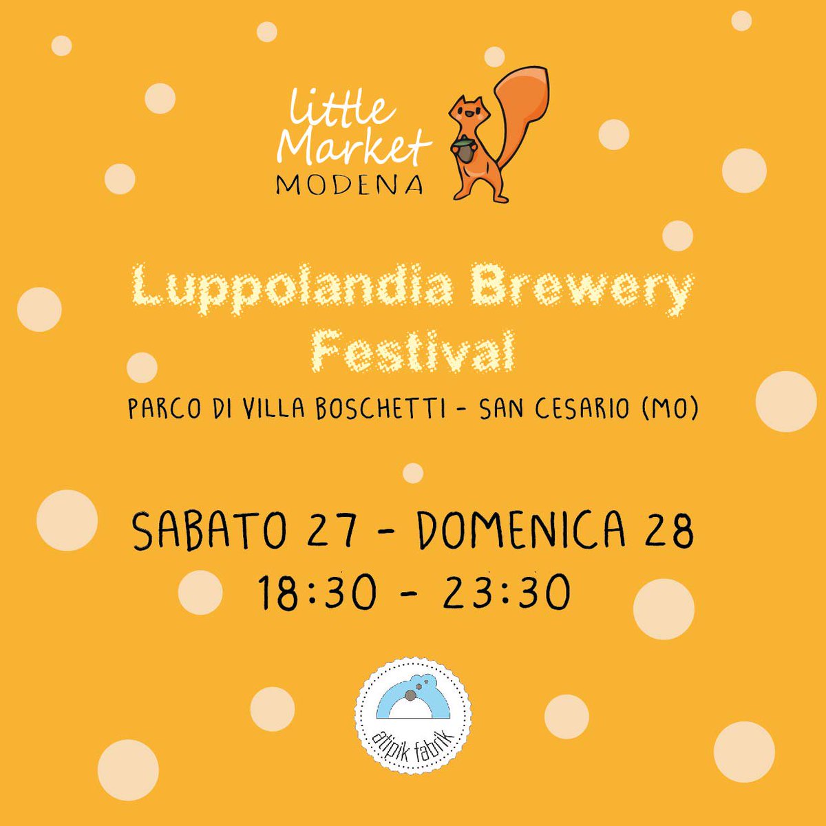 AtipikFabrik's tweet photo. Questo #weekend siamo al #mercatino organizzato a #luppolandia #Brewery #festival #Modena con i nostri prodotti di #cartoleria https://t.co/lAPji1C8eO