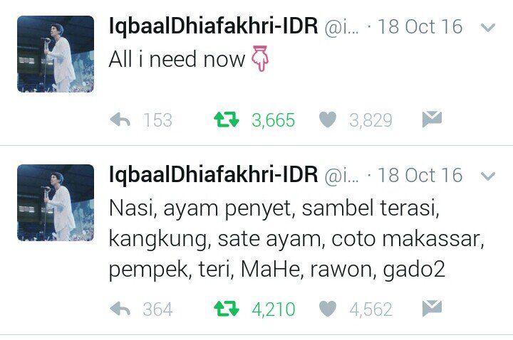baalebasalki's tweet photo. Btw kamu bisa dapetin ini semua sekarang. Puas puas in dah tuh makan semua 😂😂😅😁 @iqbaale https://t.co/K0GdTo620J