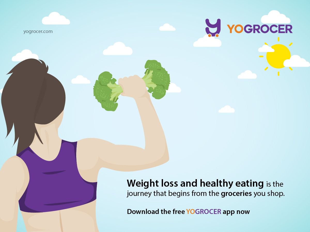 YoGrocer's tweet photo. Weight loss and healthy eating is the journey that begins from the groceries you shop. https://t.co/myV20E3QgT #OnlineGroceries https://t.co/S6gCz2yq16
