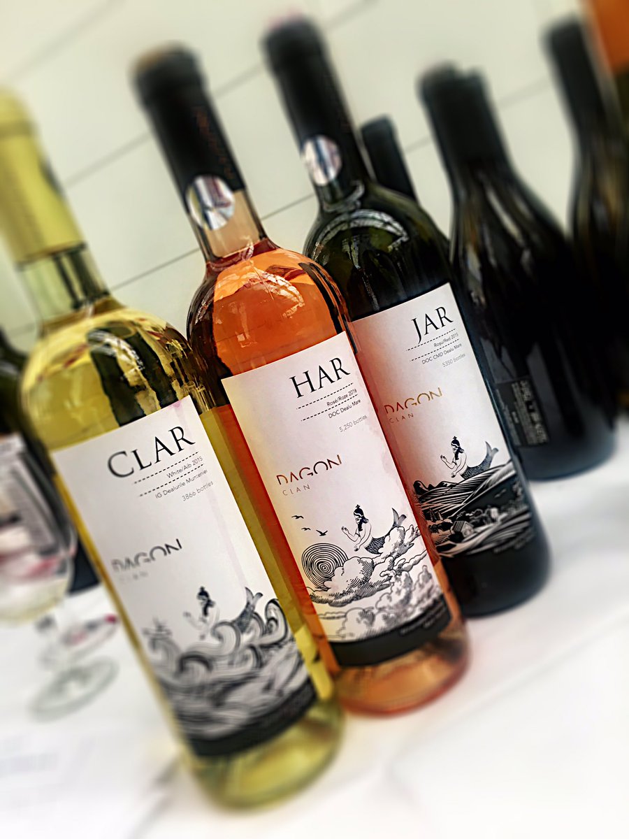 hidebarwill's tweet photo. Obligatory breakfast tasting of our fabulous Romanian range by Dagon Clan Wines - come try them today! @londonwinefair @wander_lustWine https://t.co/7XCReHkOaX