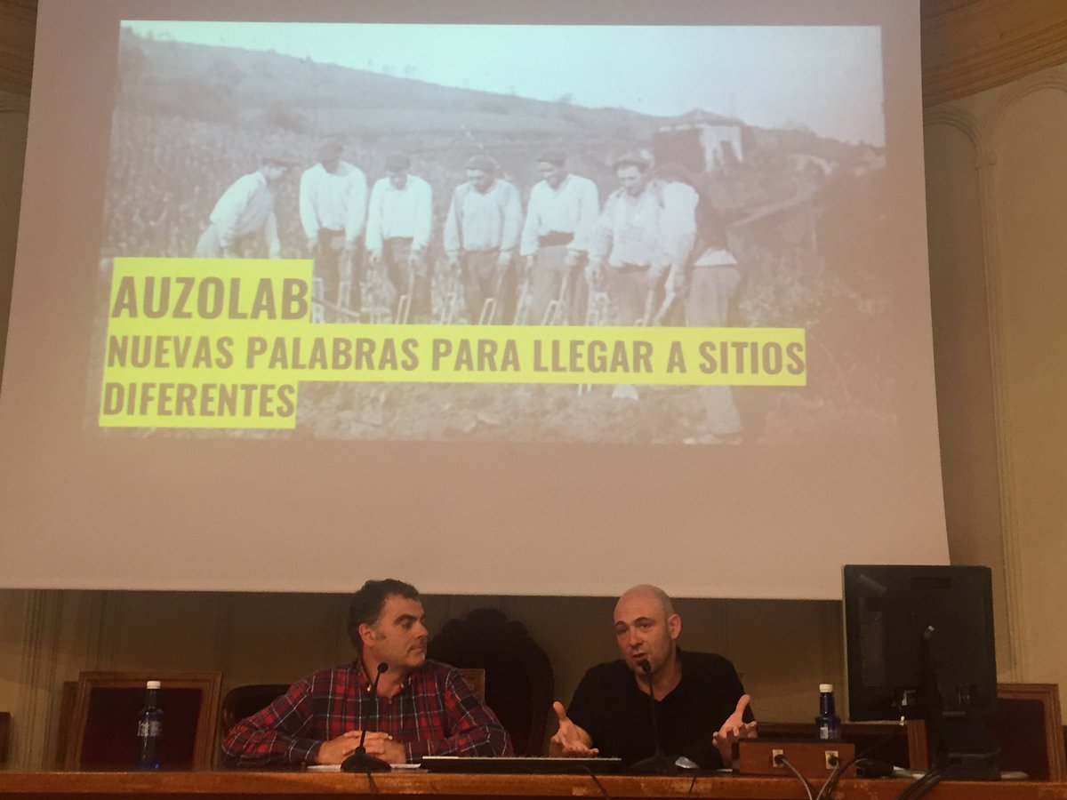 alabarga's tweet photo. #auzolab nuevas palabras para construir nuevas realidades, trabajo y aprendizaje colaborativo @komunikatik @asiergallastegi @participa_pna https://t.co/z16dqIHOhI