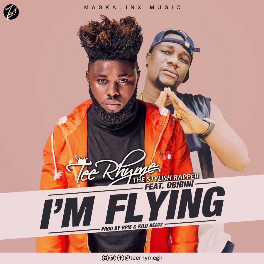 PapaQuasy's tweet image. Have jux bin blessed this mornin listenin to this record #ImFlying by @TeeRhymeGH x Obibini a great 1, drops this Friday, u wl b amazed