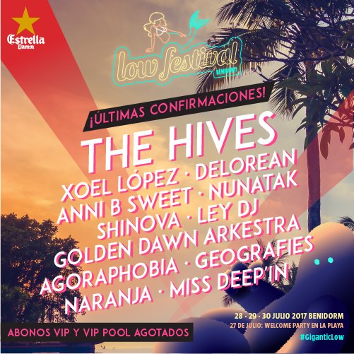 LowFestival's tweet photo. ¡NUEVAS CONFIRMACIONES! 12 nuevos nombres para el #Low2017. MAÑANA, cupo limitado de entradas de día a la venta. https://t.co/KDagXyo1YI https://t.co/lGn6GItQ2w