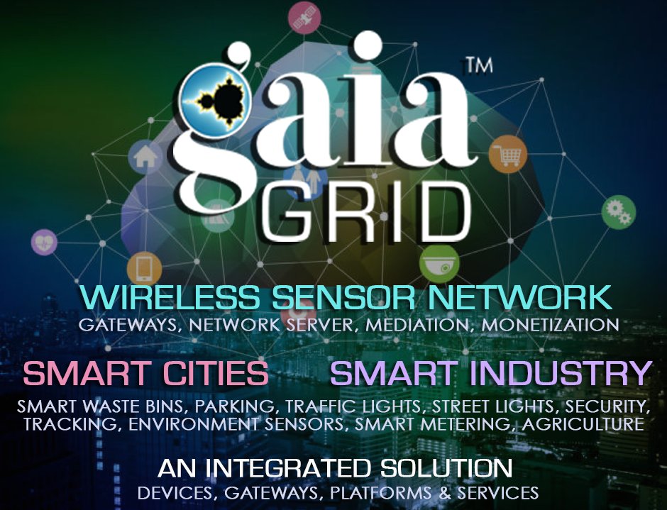 <a href="/GaiaSmartCities/">Gaia Smart Cities</a> introduces Private Low-Power Sensor Network Soln for Cities &amp; Industries for Smart City Master System Integrators.
