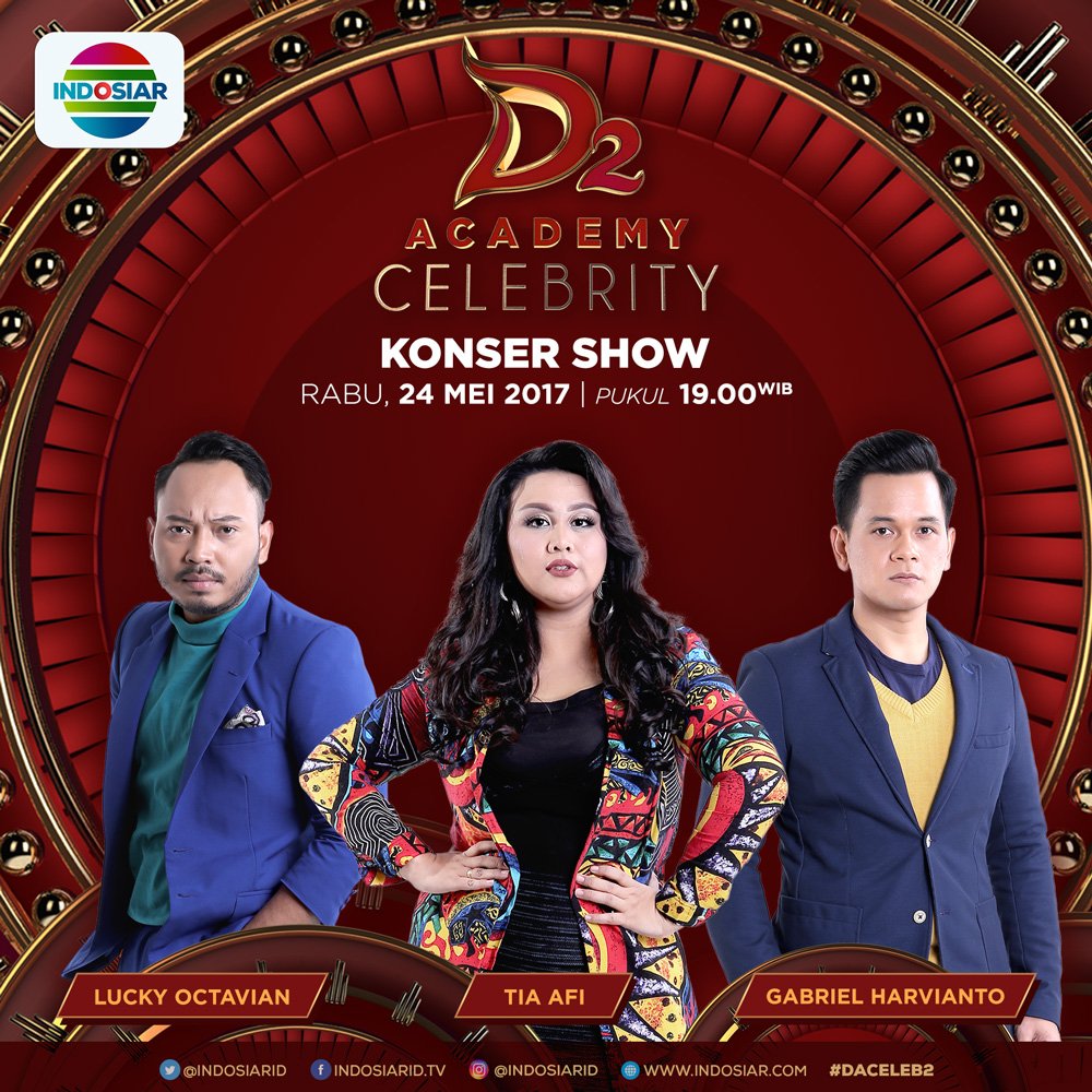 Indosiar's tweet photo. Siapakah yang akan melanju #GFDACeleb2 ? Nantikan penampilan mereka jam 7 malam! Siapa yang kalian dukung? #DACeleb2 https://t.co/7NbHfeaO2a