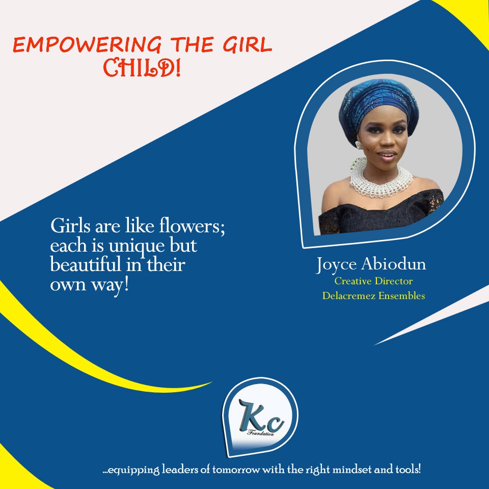 CarezFoundation's tweet photo. Abiodun Joyce; Creative Director of Delacremez Ensembles says girls r like flowers, each unique in their ways https://t.co/u4t0iKGUib
#ETGC https://t.co/V5FBNkvlxv