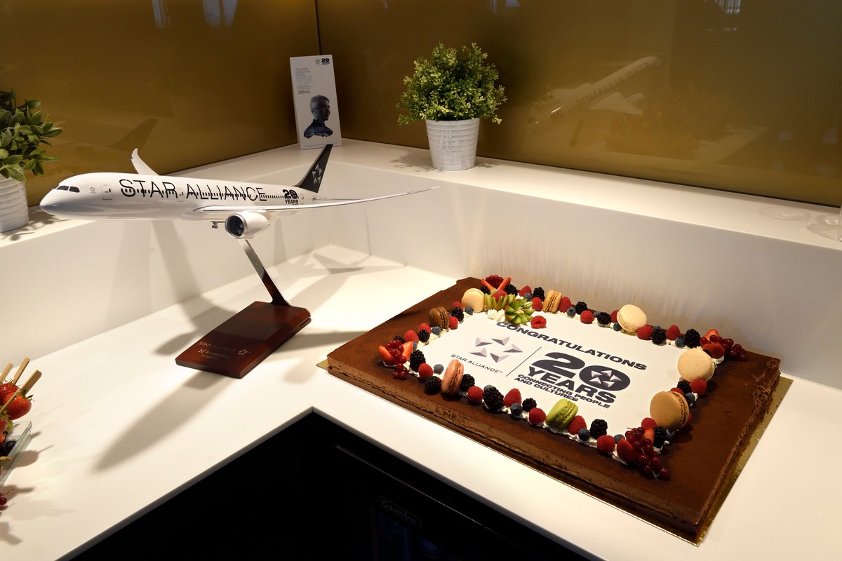 staralliance's tweet photo. We are still celebrating #StarAlliance20 in our six #StarAlliance lounges. Join our celebrations the coming days and enjoy special treats. https://t.co/S6d583f39l