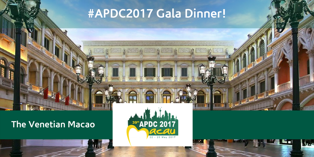 APDCongress's tweet photo. #APDC2017 Gala Dinner is tonight at 19:30! Retweet and comment if you are joining us at the @VenetianMacao! Tell you friends and colleagues. https://t.co/VIBQllNMWZ